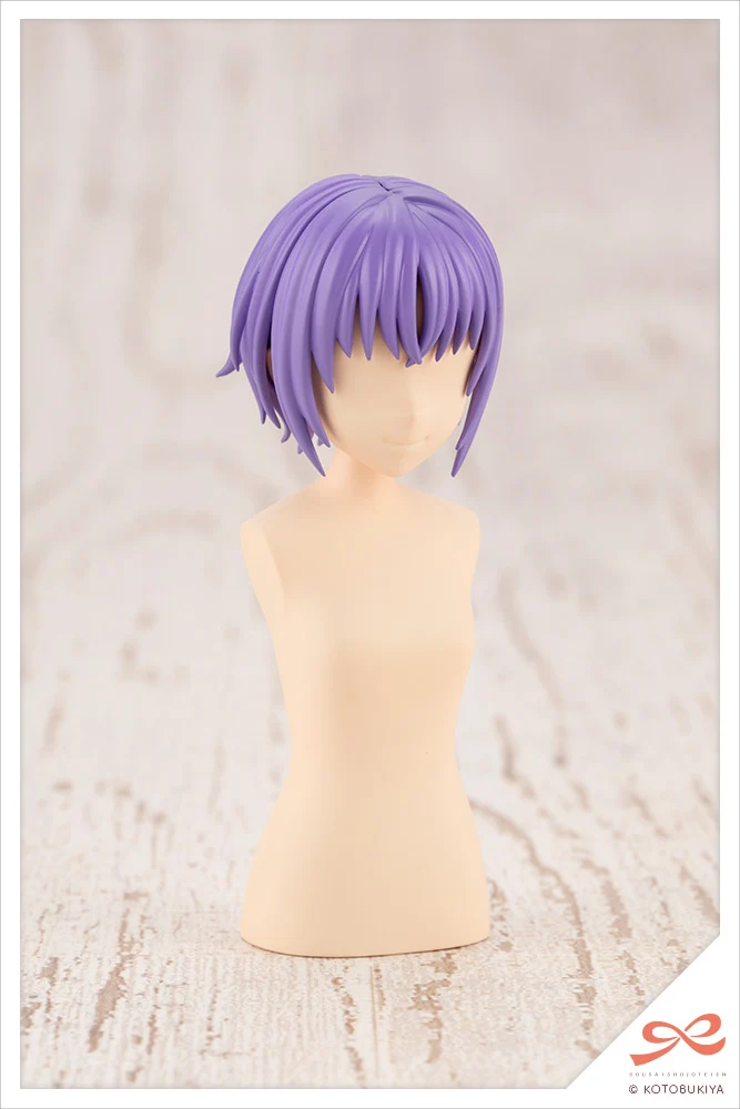 AFTER SCHOOL SHORT WIG TYPE: A [ORANGE & PURPLE] - Image 5