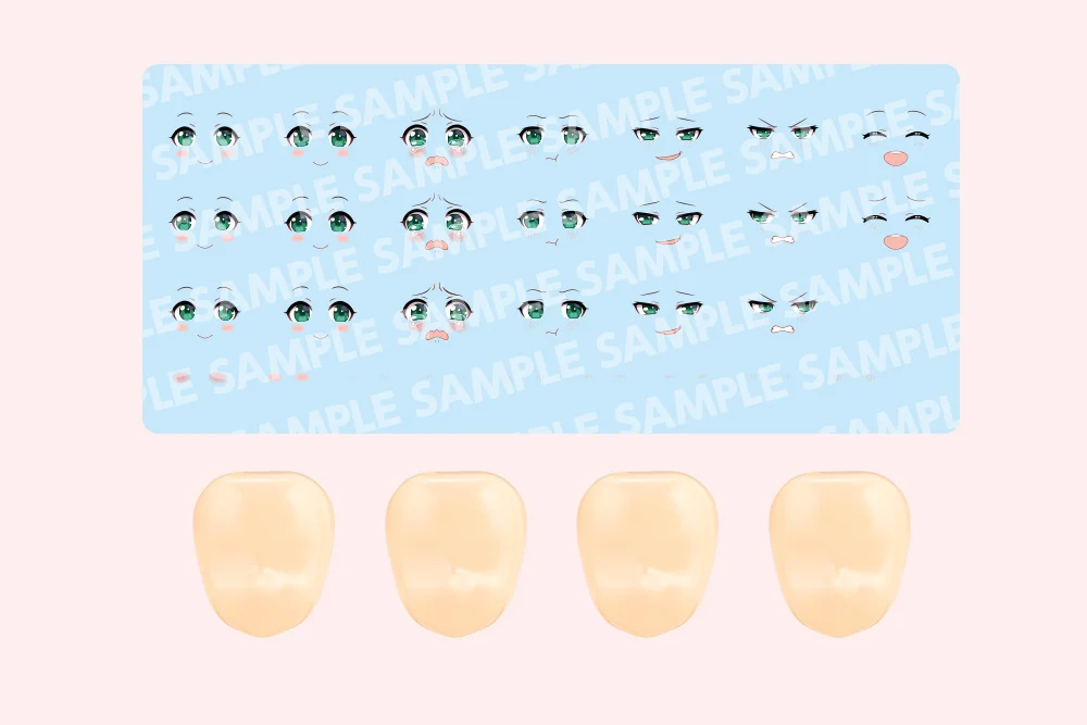 CUSTOMIZED FACE & DECAL SET Vol.4 [DESIGNED BY EN MORIKURA] - Image 10