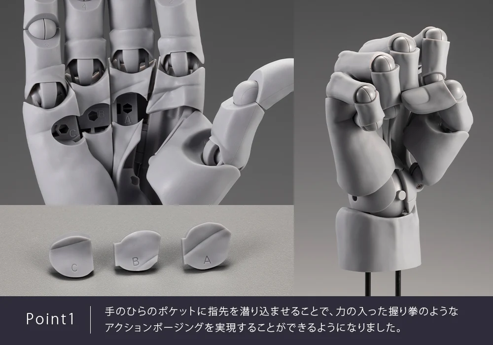 ARTIST SUPPORT ITEM HAND MODEL MEN’S/R -GRAY- - Image 11