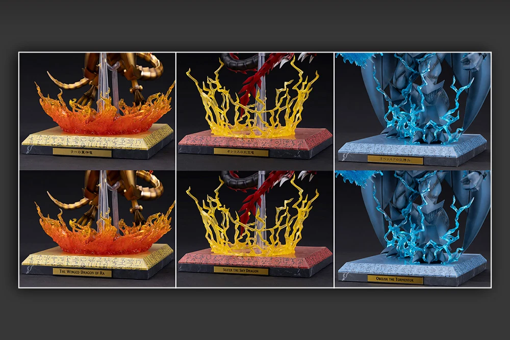 Yu-Gi-Oh! Egyptian God Statue set (The Winged Dragon of Ra & Slifer the Sky Dragon & Obelisk the Tormentor) - Image 16
