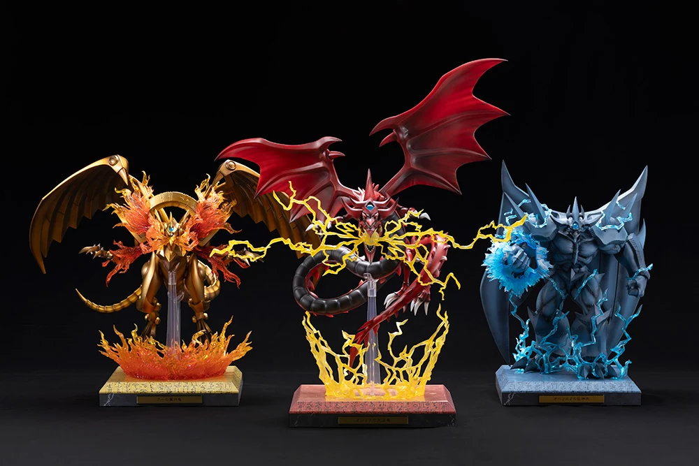 Yu-Gi-Oh! Egyptian God Statue set (The Winged Dragon of Ra & Slifer the Sky Dragon & Obelisk the Tormentor) - Image 3