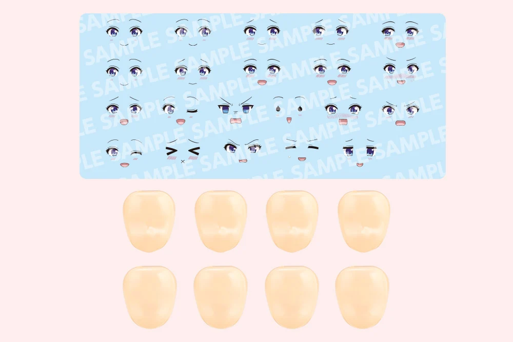 CUSTOMIZED FACE & DECAL SET Vol.10 [DESIGNED BY RAGHO FOR RITSUKA SAEKI A] - Image 10