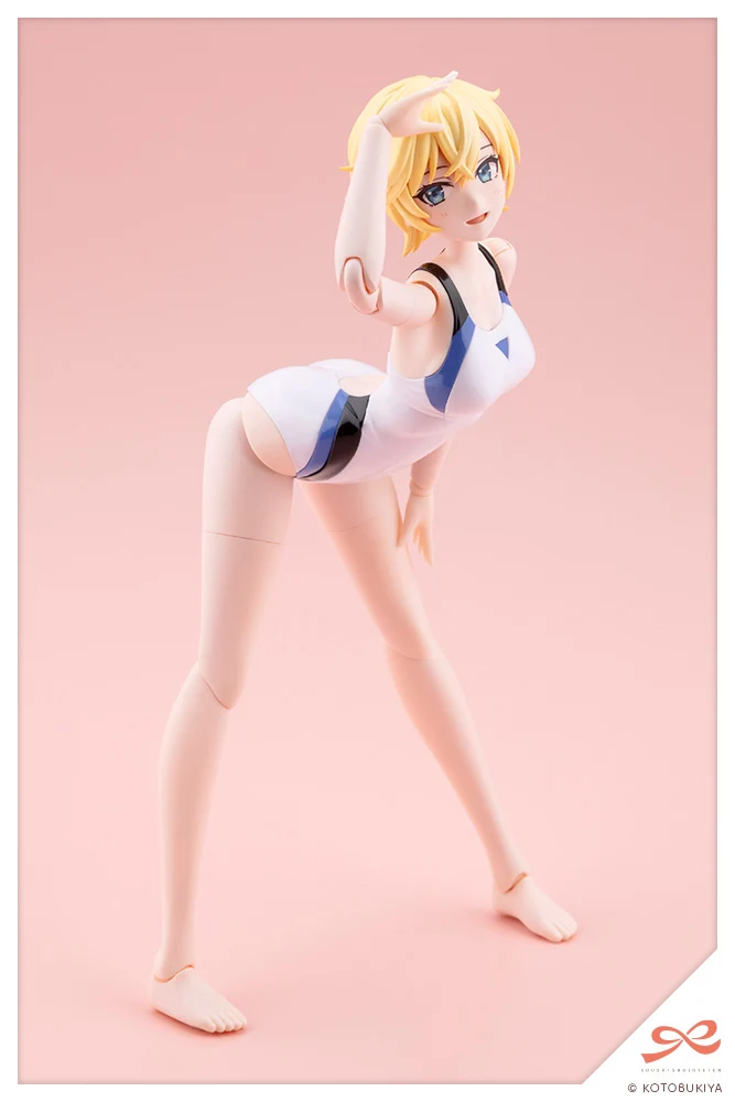 RUI SAOTOME【TOUOU HIGH SCHOOL COMPETITIVE SWIMSUIT】DREAMING STYLE WHITE DOLPHIN - Image 4