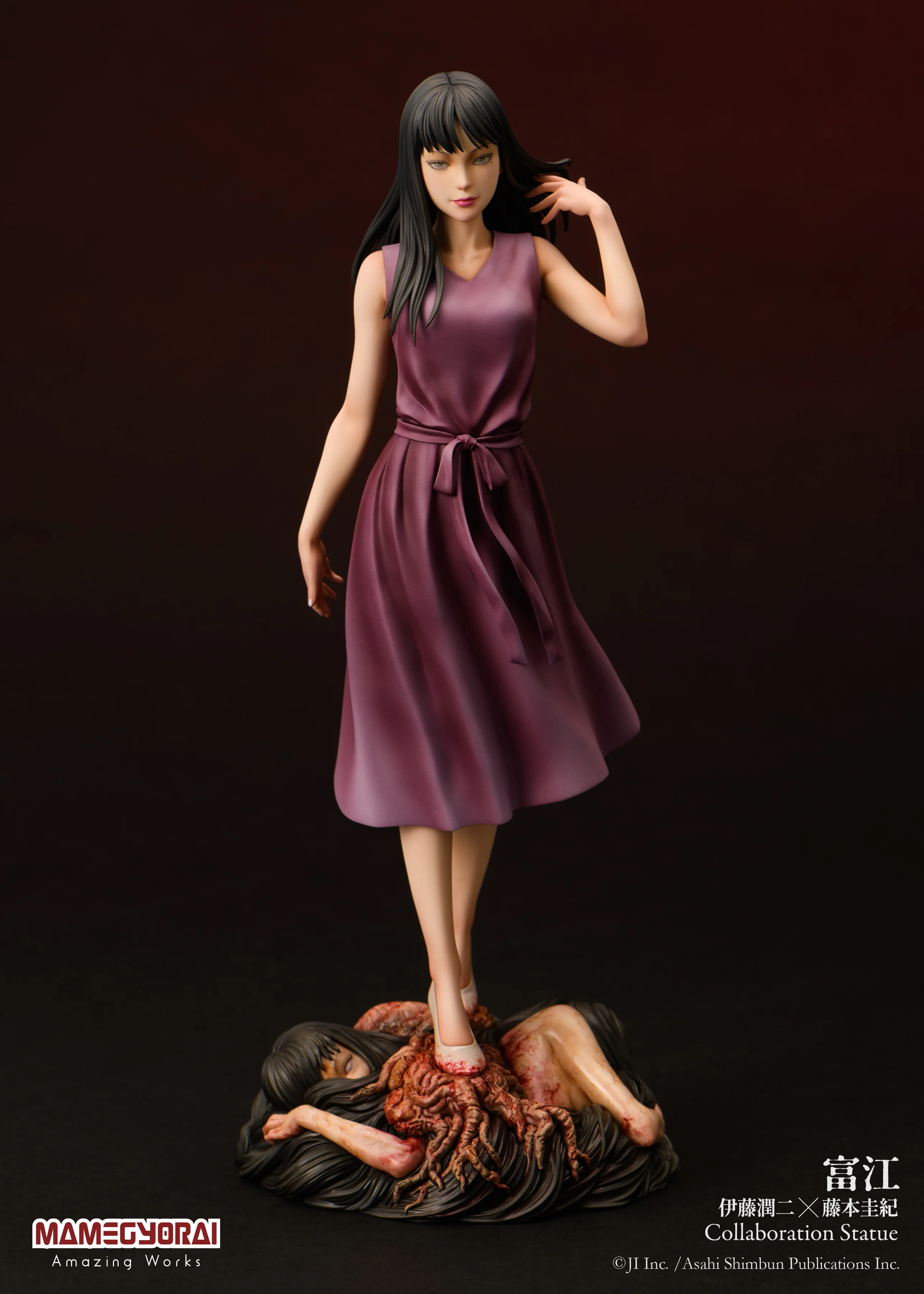 Junji Ito × Yoshiki Fujimoto TOMIE Collaboration Statue - Image 3