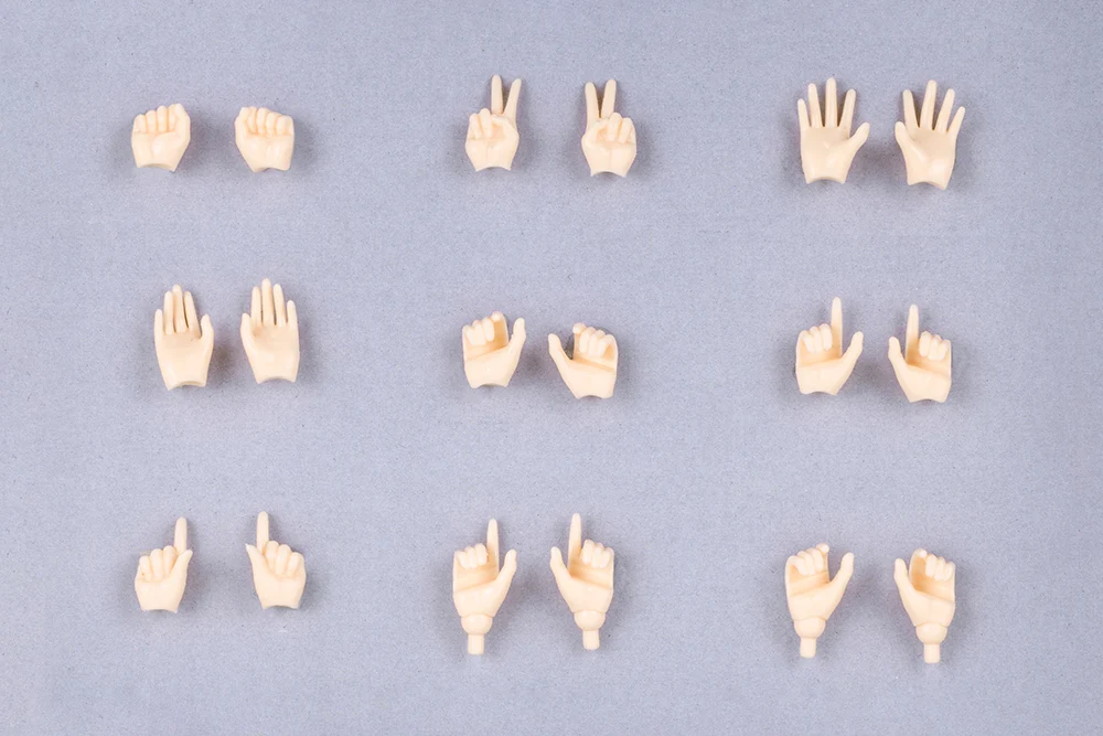 MEGAMI DEVICE M.S.G 09 HAND SET SKIN COLOR A - Image 3