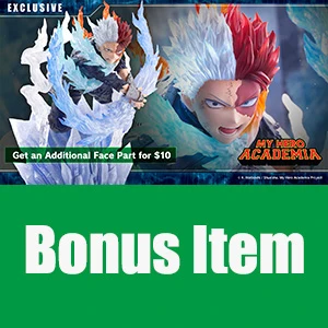 ARTFX J Shoto Todoroki Coldflame's Pale Blade Ver. Bonus Face Expression Part(s)